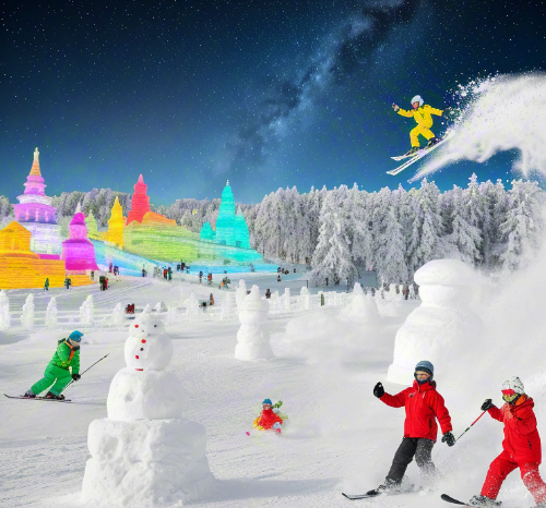 银基冰雪世界的快乐旅行
